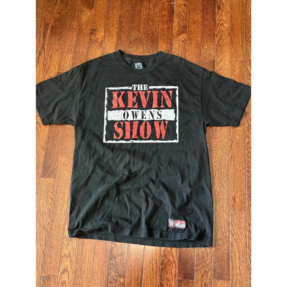 WWE Kevin Owens Show Shirt Mens Large Black Graphic Tee Authentic Wear KO 2017